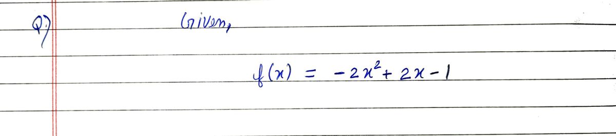 Algebra homework question answer, step 1, image 1